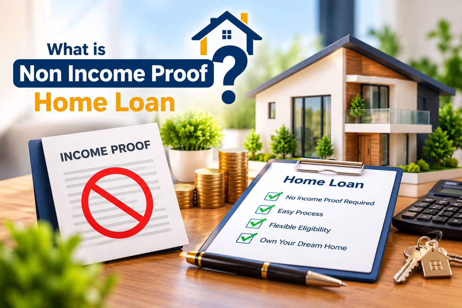 What is Non income proof home loan