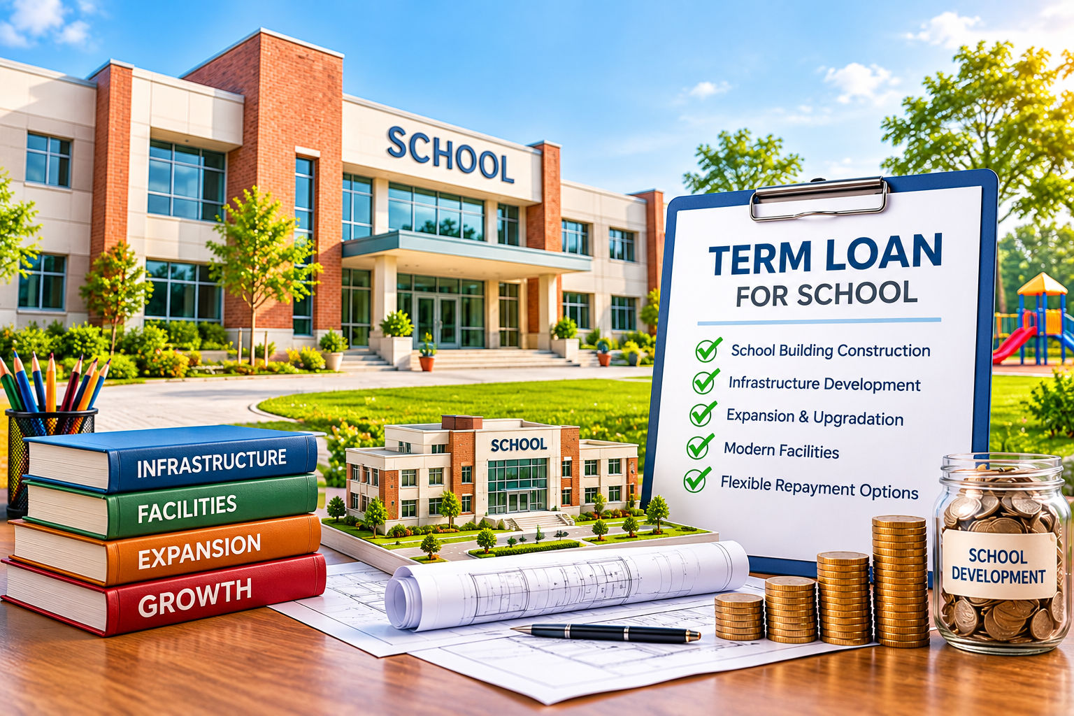 School Building Or Term Loan for school