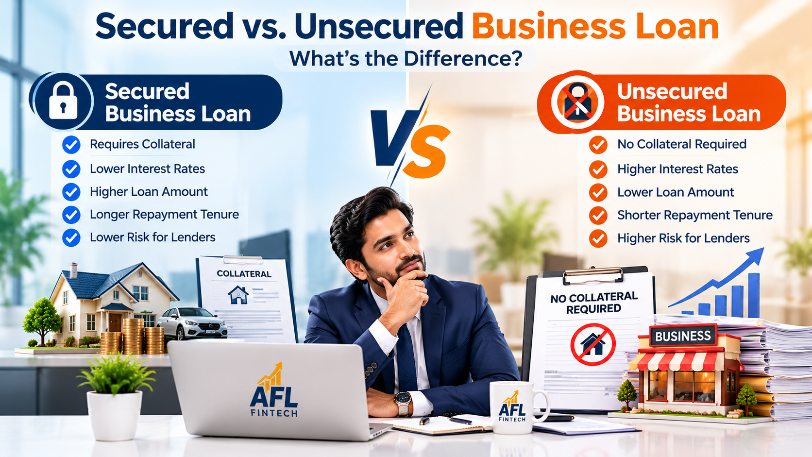 Secured vs. Unsecured Business Loan - What’s the Difference?